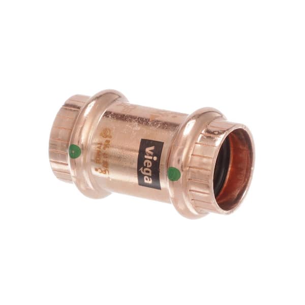 Viega ProPress 3/4 in. Press Copper Coupling No Stop (2)