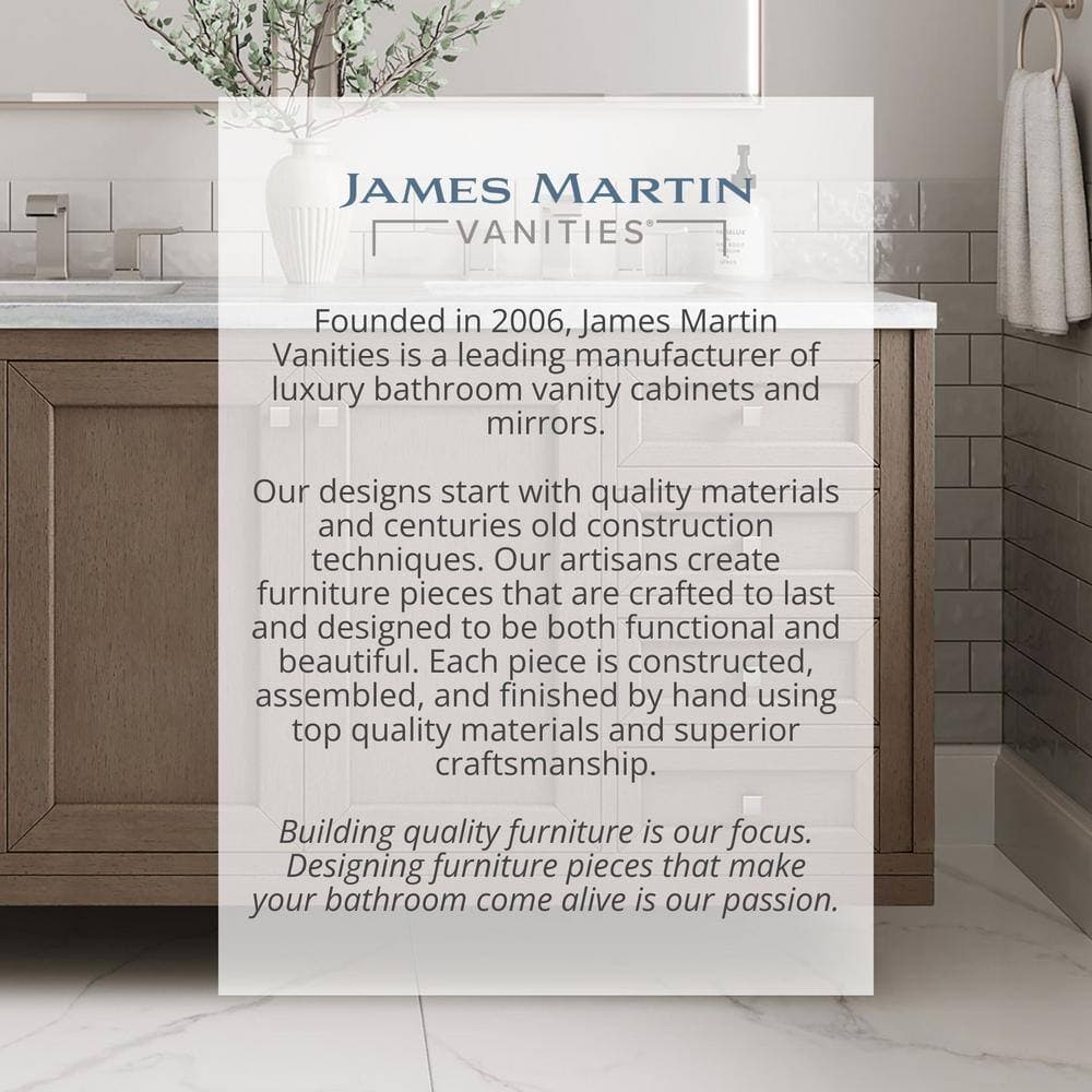 James Martin Vanities Breckenridge 35.9 in. W 23.4 in. D 33.0 in. H Single Bath Vanity Cabinet without Top (2)