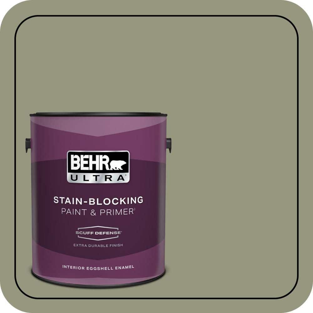 BEHR ULTRA 1 gal. #S380-5 Milkweed Pod Extra Durable Eggshell Enamel Interior Paint & Primer