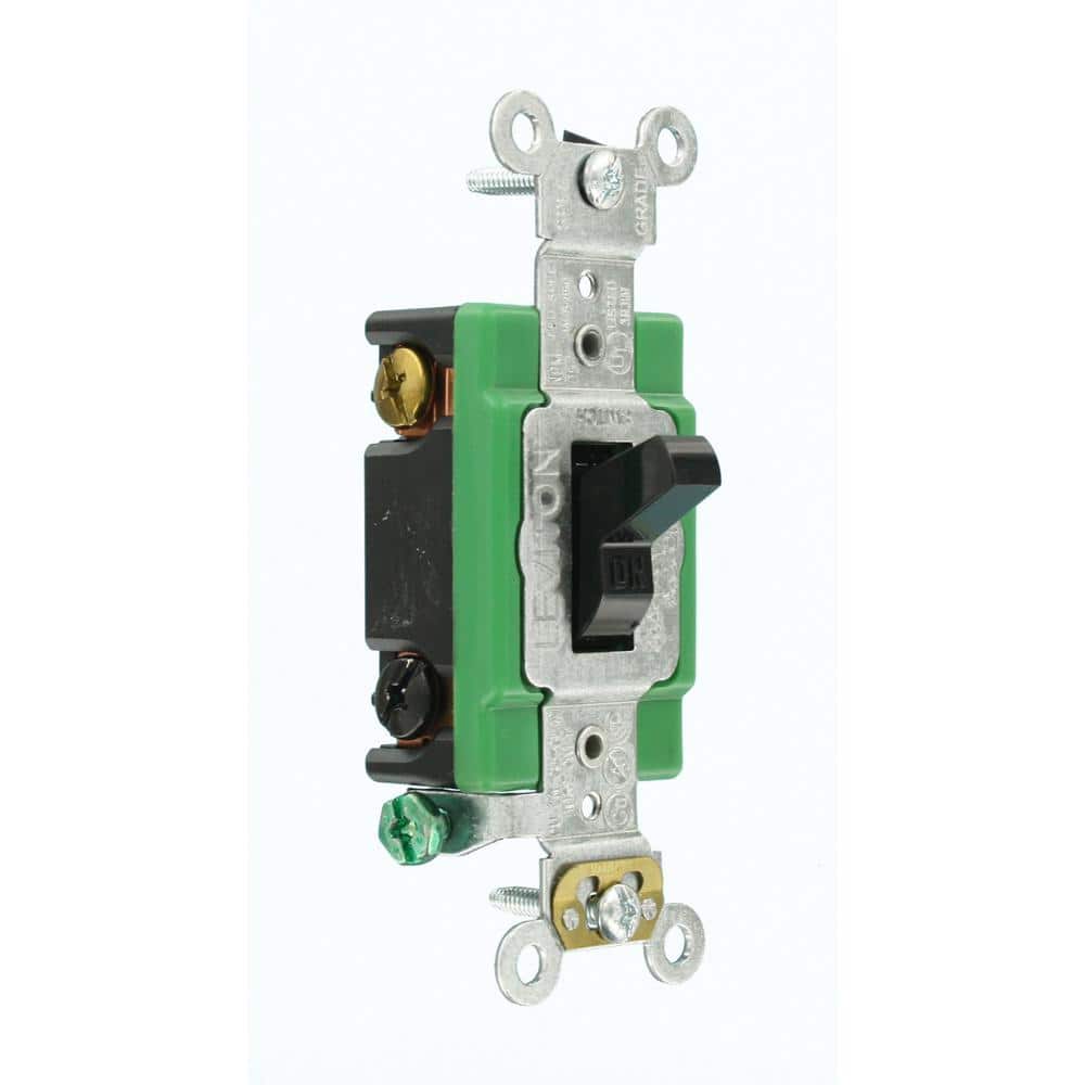 Leviton Amp Industrial Grade Heavy Duty Double-Pole Toggle Switch (2)