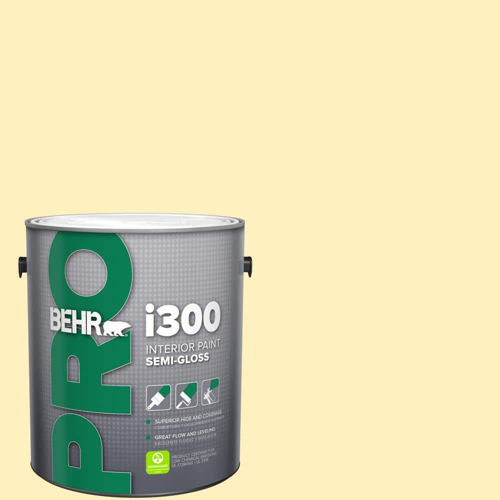 BEHR PRO 1 gal. #P300-2 Meringue Semi-Gloss Interior Paint