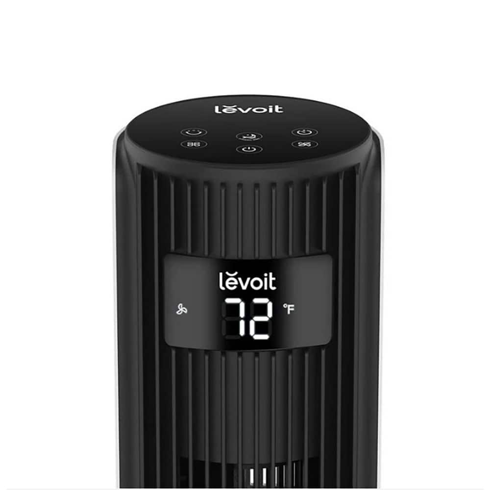LEVOIT Classic 42 in. 12 Fan Speeds Tower Fan in White with Smart Control, Oscillation, Auto Mode and Advanced Sleep Mode (2)