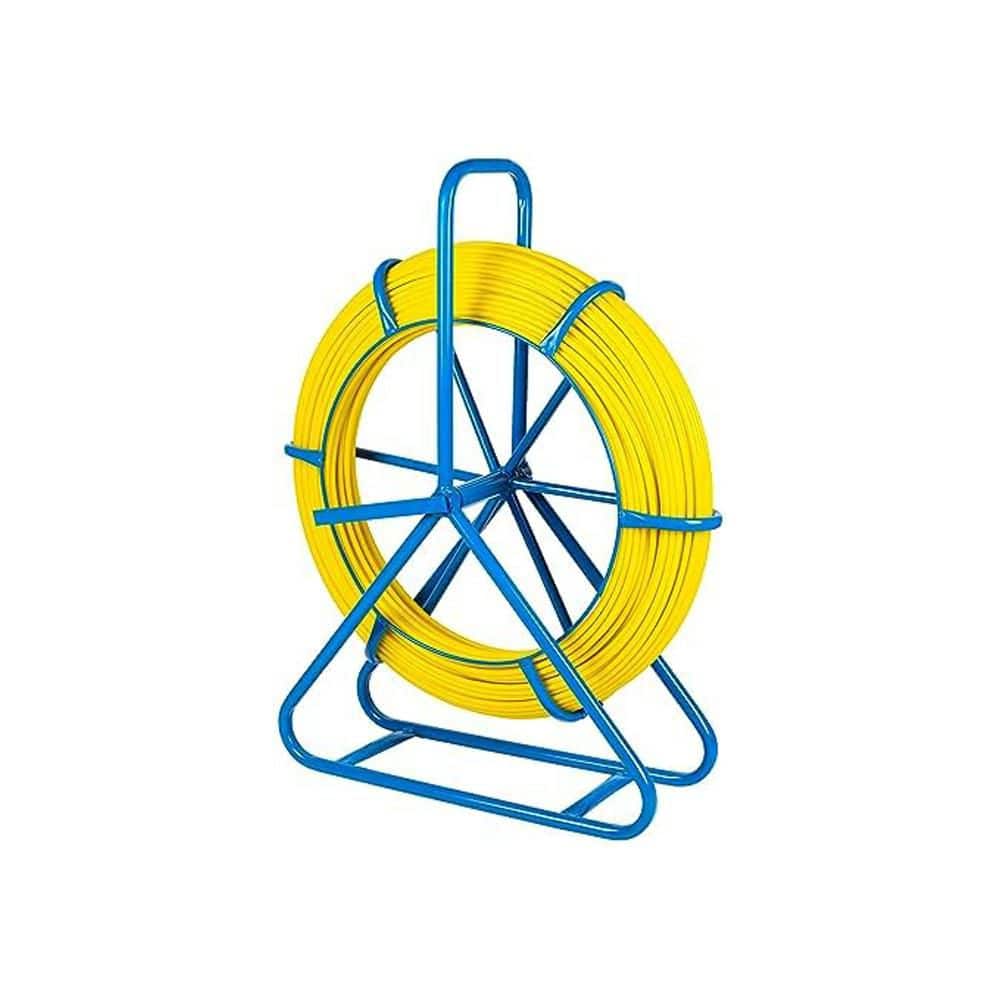 YICHUHAOXI 426 ft. Fiberglass Electrical Cable Puller with Cage and Wheel Stand for Walls and Conduit Non-Conductive (1)