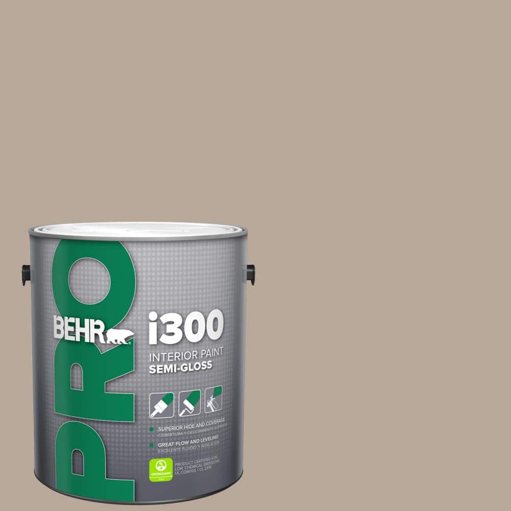 BEHR PRO 1 gal. #PPU5-14 Mesa Taupe Semi-Gloss Interior Paint