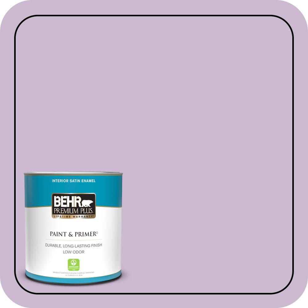 BEHR PREMIUM PLUS #660C-3 Sweet Petal Enamel Low Odor & Primer (1)