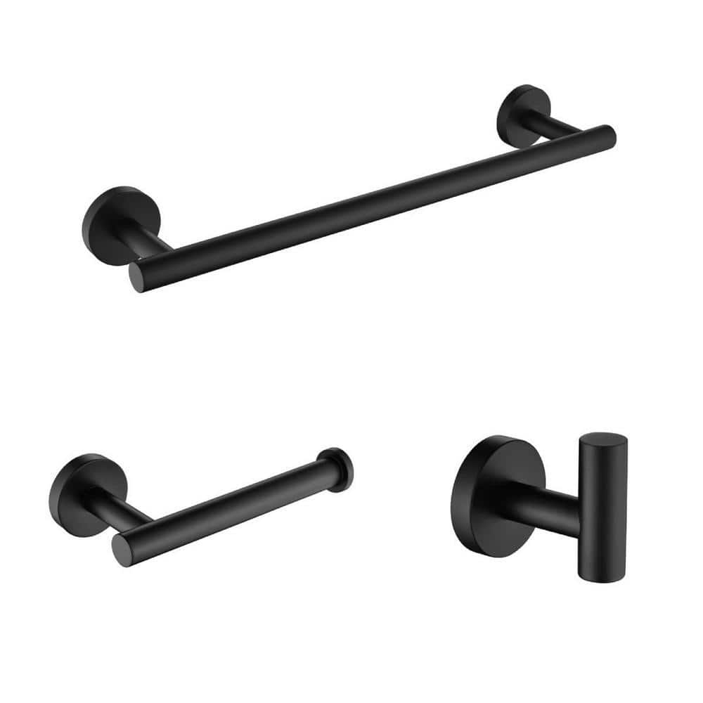 Unbranded 3 - Piece Bathroom Hardware Set (1)