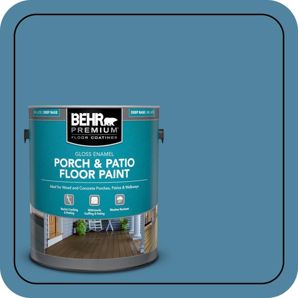 BEHR PREMIUM 1 gal. #S490-5 Jay Bird Gloss Enamel Interior/Exterior Porch and Patio Floor Paint