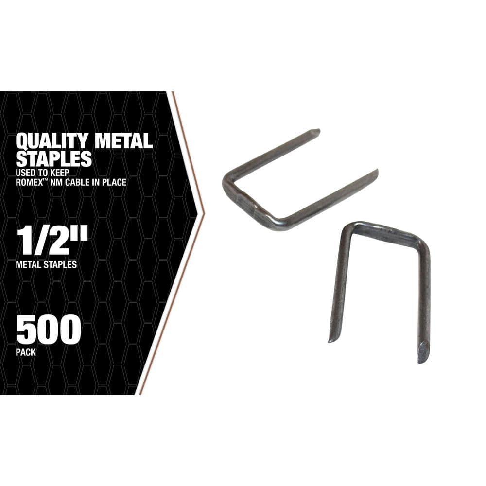 Southwire 1/2 in. Romex Metal Staples (500-Pack) (4)