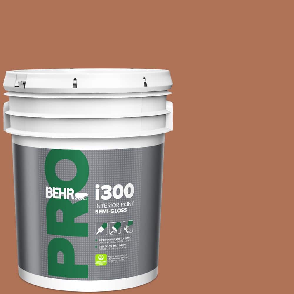 BEHR PRO 5 gal. #PPU3-15 Glazed Pot Semi-Gloss Interior Paint
