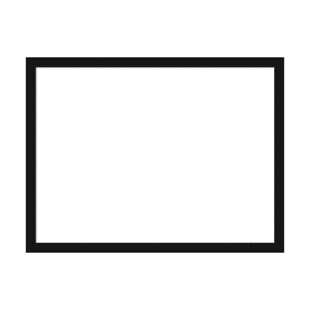 Amanti Art Mirror Makeover Avon Black 49.25 in. W x 37.25 in. H Bathroom Mirror Frame Border Kit-Fits a 48 x 36 Mirror