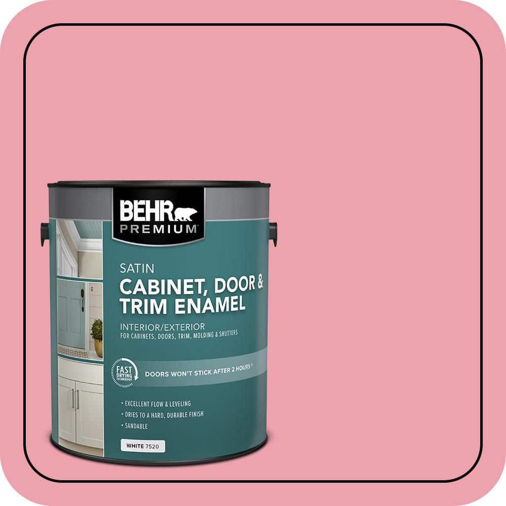 BEHR PREMIUM 1 gal. #P150-3 Pinque Satin Enamel Interior/Exterior Cabinet, Door & Trim Paint