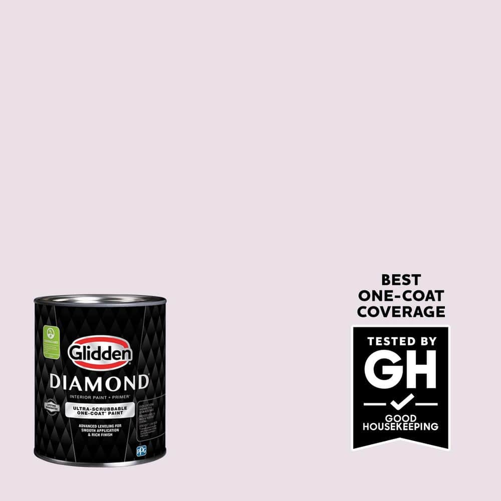 Glidden Diamond 1 qt. PPG1251-2 Tiara Flat Interior Paint with Primer