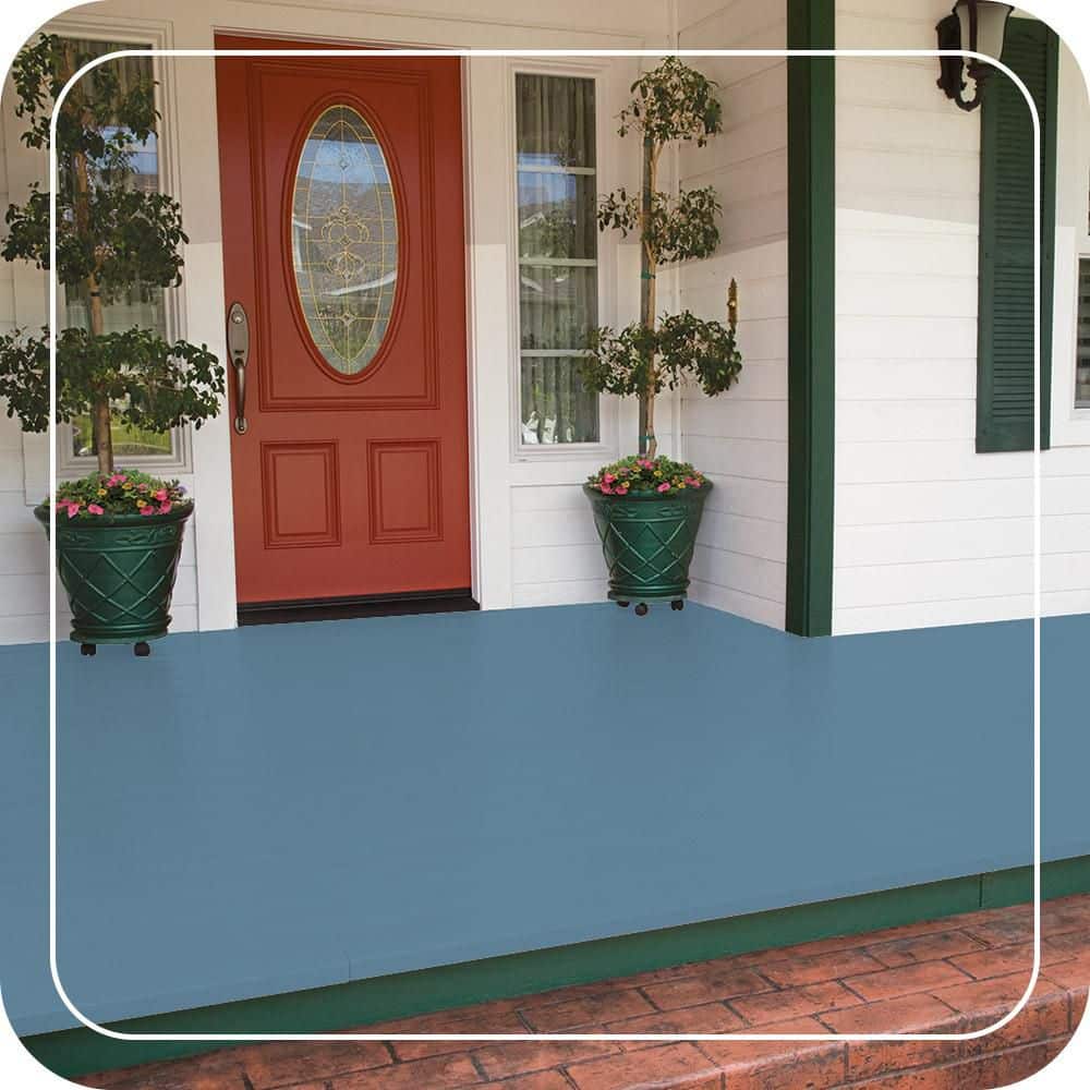 BEHR PREMIUM #560D-5 Low-Lustre Enamel Interior/Exterior Porch and Patio Floor Paint (2)