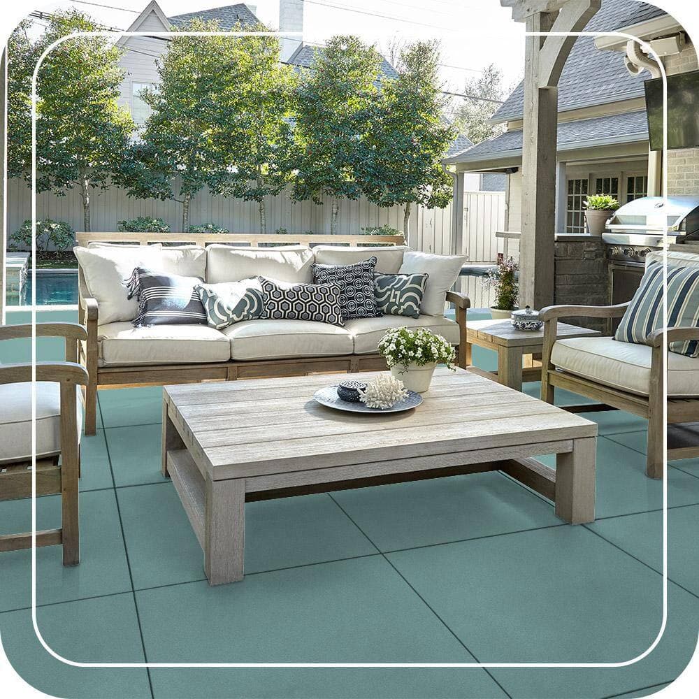 BEHR PREMIUM #HDC-CL-25 Textured Low-Lustre Enamel Interior/Exterior Porch and Patio Anti-Slip Floor Paint (3)