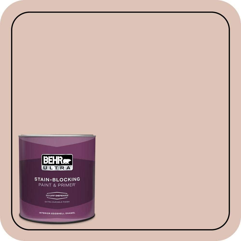BEHR ULTRA 1 qt. #PPU2-07 Coral Stone Extra Durable Eggshell Enamel Interior Paint & Primer