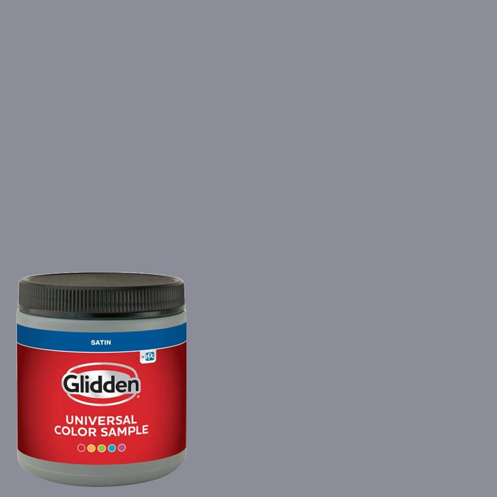 Glidden 8 oz. PPG1043-5 Flannel Pajamas Satin Interior Paint Sample (1)