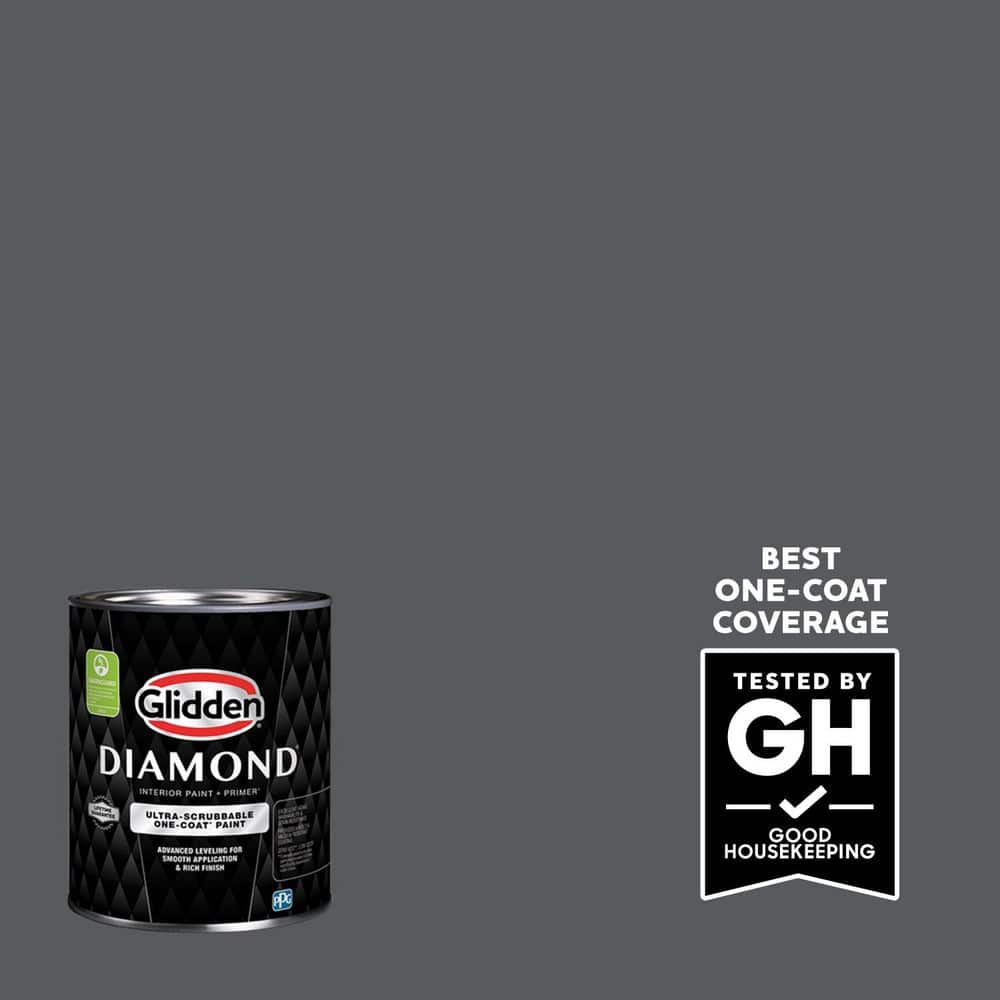 Glidden Diamond 1 qt. Zombie PPG1010-7 Eggshell Interior Paint with Primer (1)