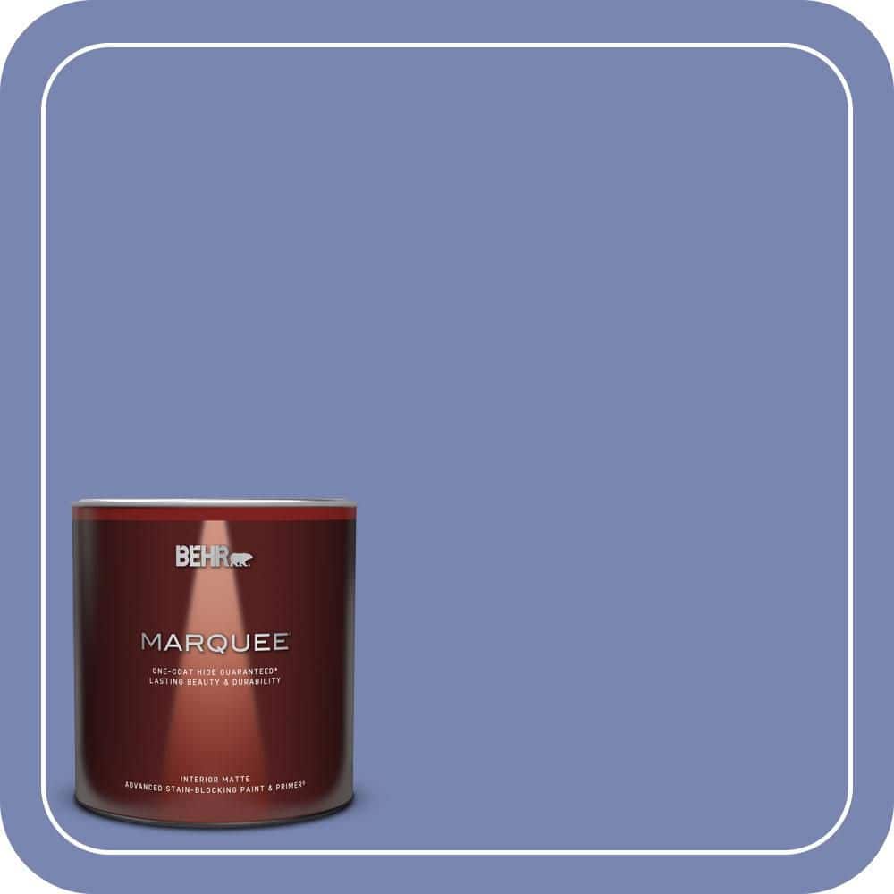 BEHR MARQUEE 1 qt. #610B-5 Corsican Purple Matte Interior Paint & Primer (1)