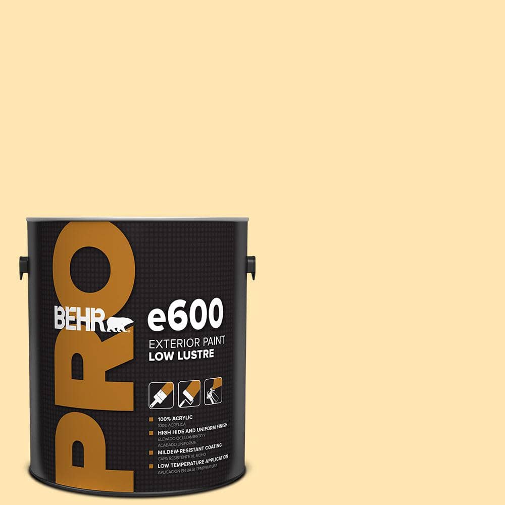 BEHR PRO 1 gal. #P260-3 Vanilla Ice Cream Low Luster Exterior Paint