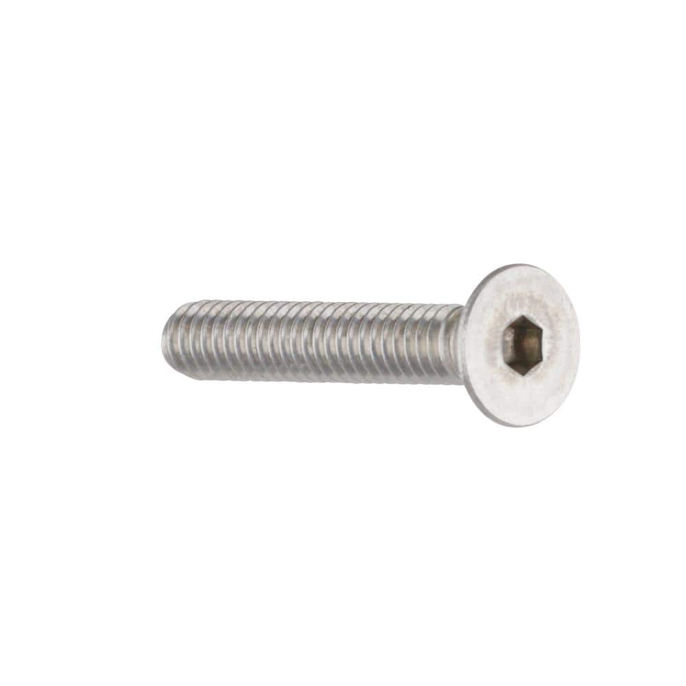 Everbilt 1/4 in.-20 x 1-1/2 in. Hex Flat Head Stainless Steel Socket Cap Screw (3)
