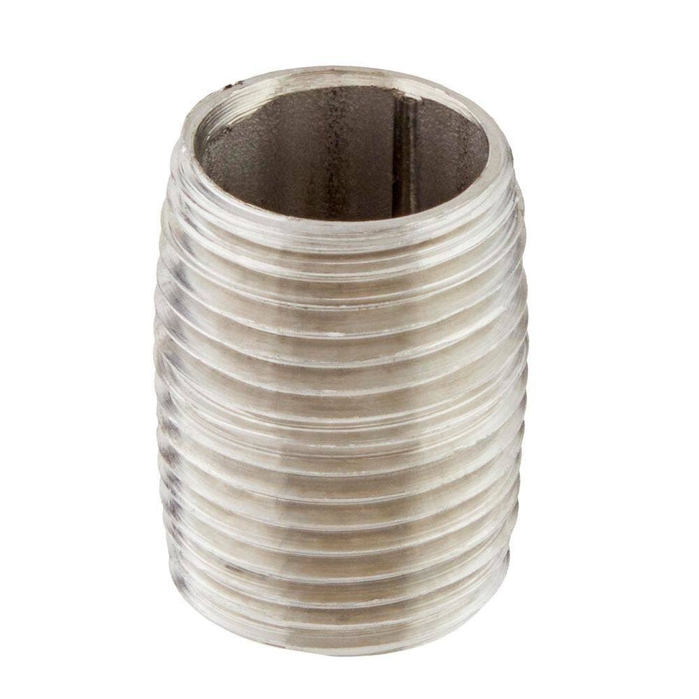 ProLine 1/2 in. Close Stainless Steel Nipple (4)