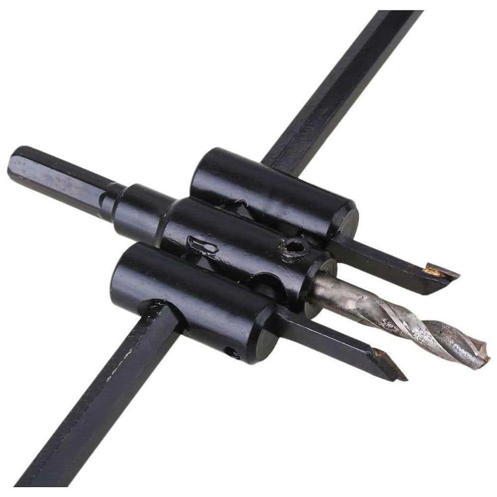 Unbranded Adjustable Circle Hole Cutter 1 to 12 Blade Wood Drywall Drill Bit Round Cutting Boring Tool for DIY Projects (2)