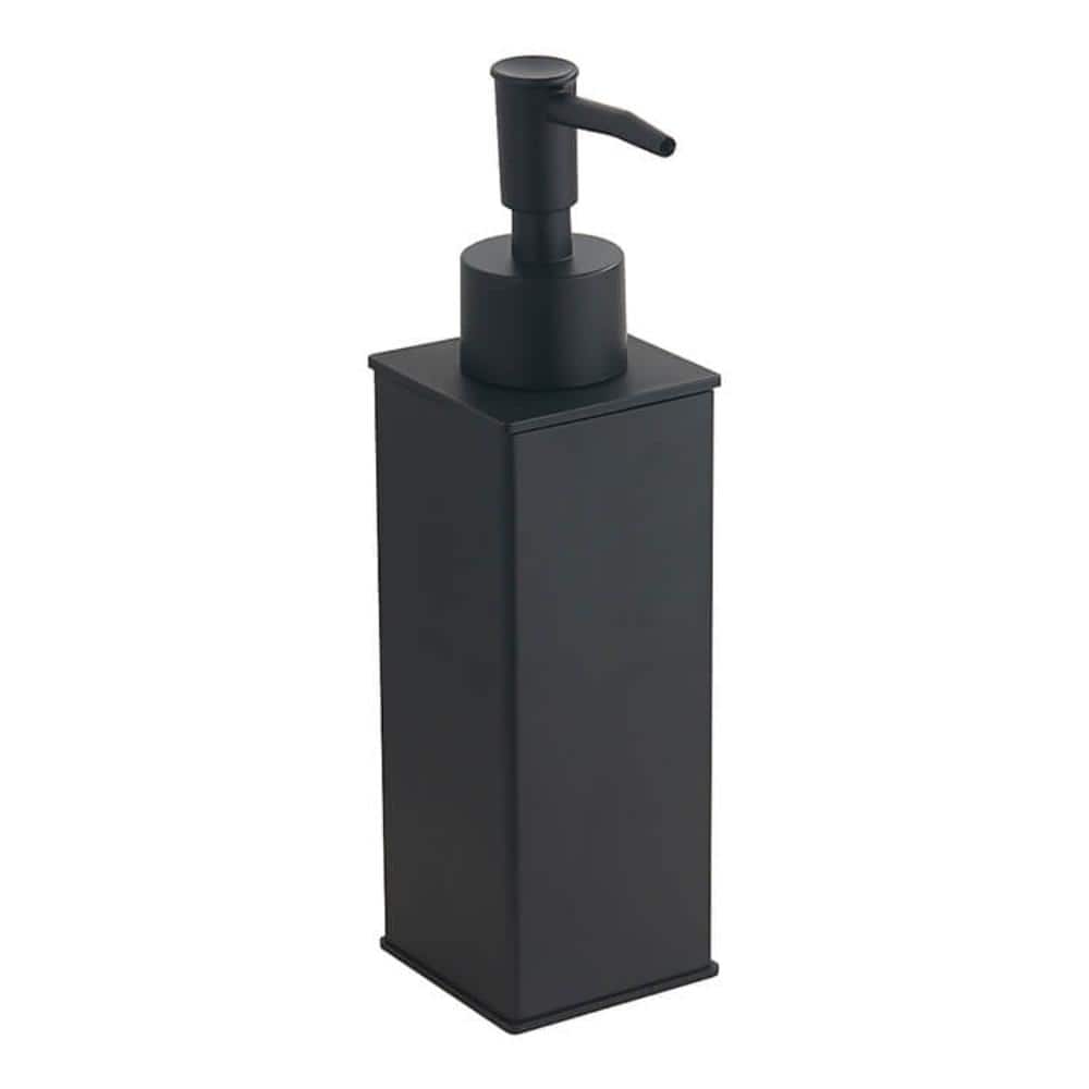 Nameeks General Hotel Freestanding Soap Dispenser in Matte Black (1)