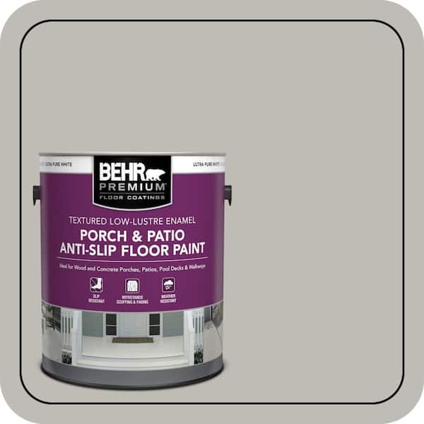 BEHR PREMIUM 1 gal. #MS-80 Granite Textured Low-Lustre Enamel Interior/Exterior Porch and Patio Anti-Slip Floor Paint (2)