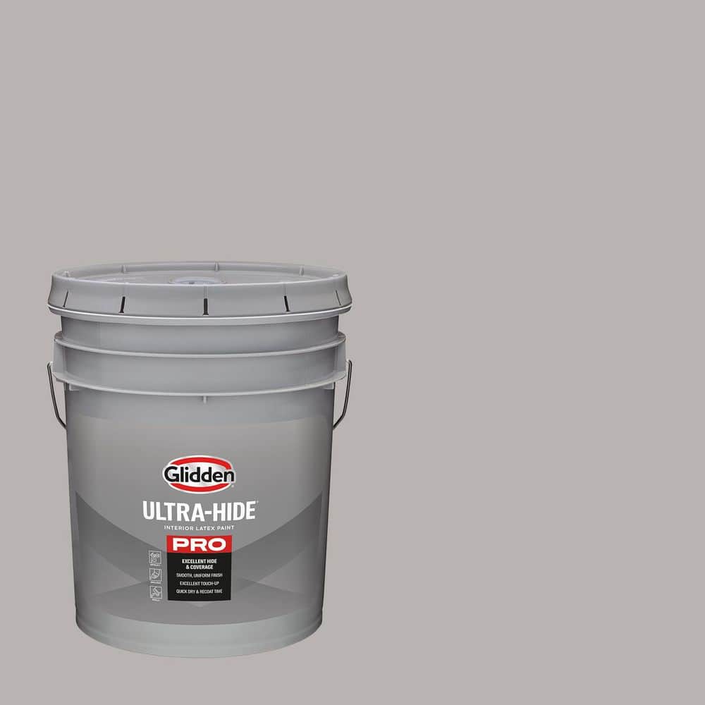 Glidden Ultra-Hide 5 Gal. PPG1002-4 Gray Marble Semi-Gloss Interior Paint