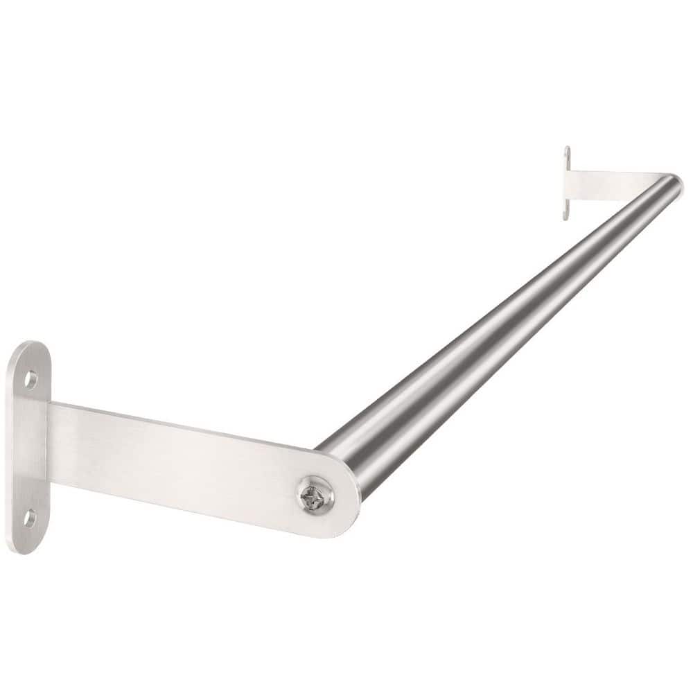 KHKFY Brushed Nickel Stainless Steel Towel Bar for Bathroom, Wall Mounted 24 Inch Heavy Duty Rod Holder Pro (1)