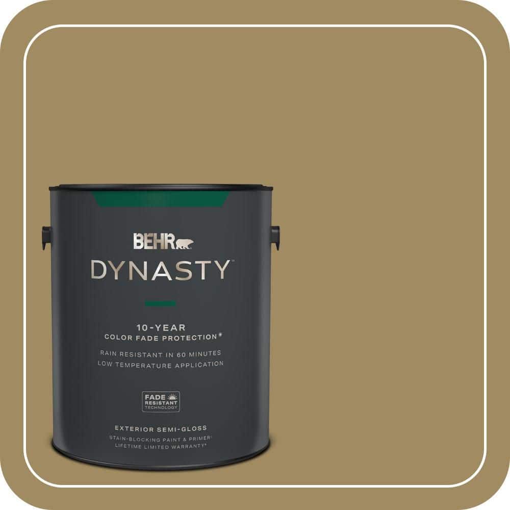 BEHR DYNASTY 1 gal. #S320-6 Garden Salt Green Semi-Gloss Exterior Stain-Blocking Paint & Primer