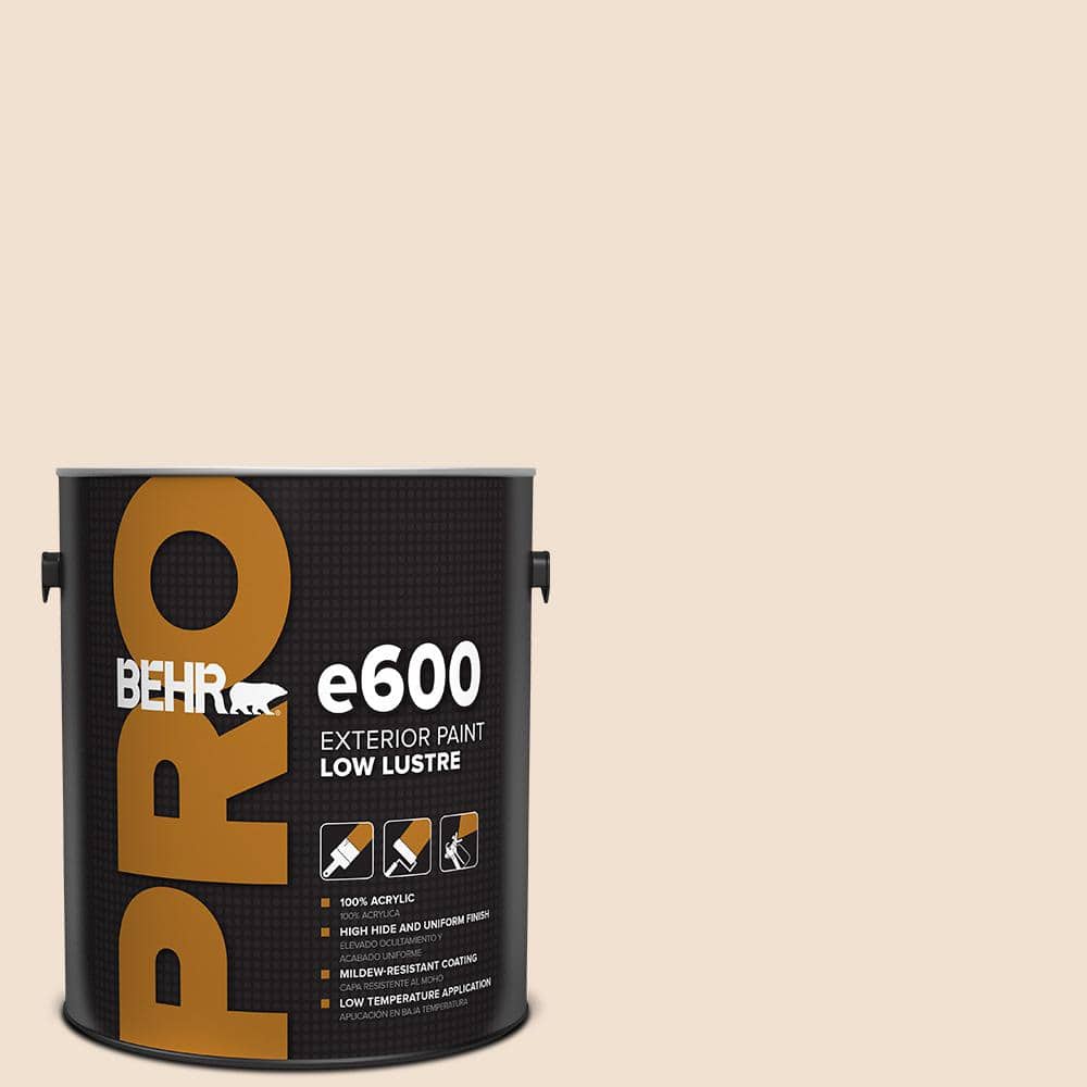 BEHR PRO 1 gal. #W-F-110 Chamois Cloth Low Luster Exterior Paint