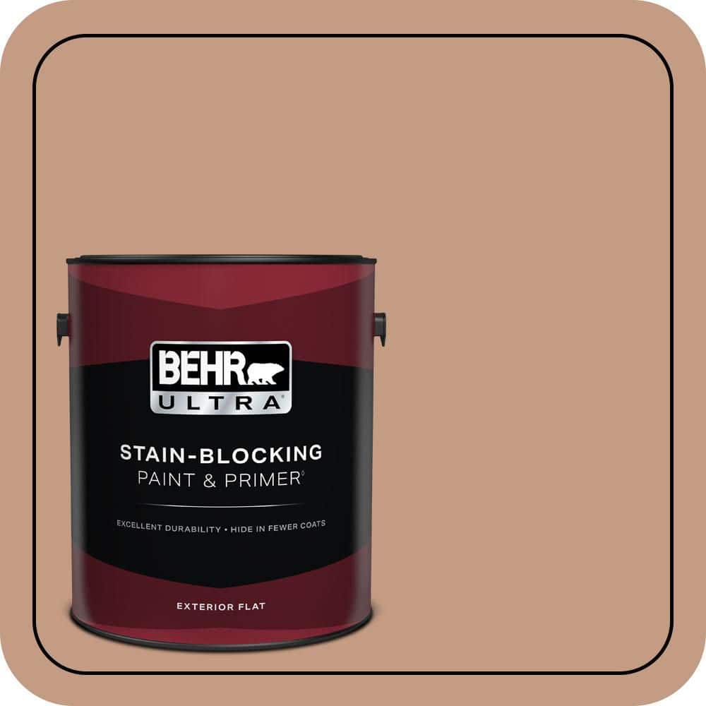 BEHR ULTRA 1 gal. #S210-4 Canyon Dusk Flat Exterior Paint & Primer