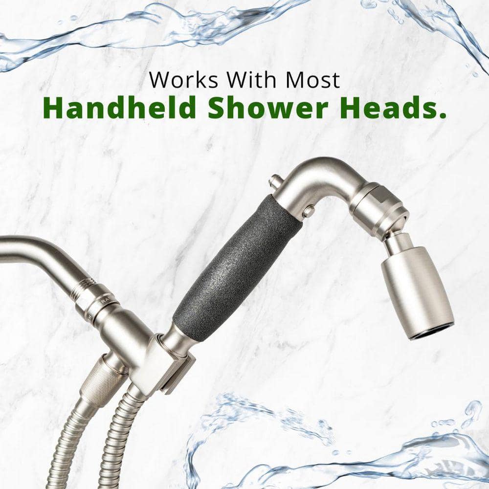 High Sierra Showerheads All Metal Universal Handheld Shower Holder in Chrome (2)