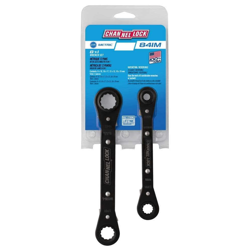 Channellock 4 in 1 Metric Ratcheting Wrench Set (3)