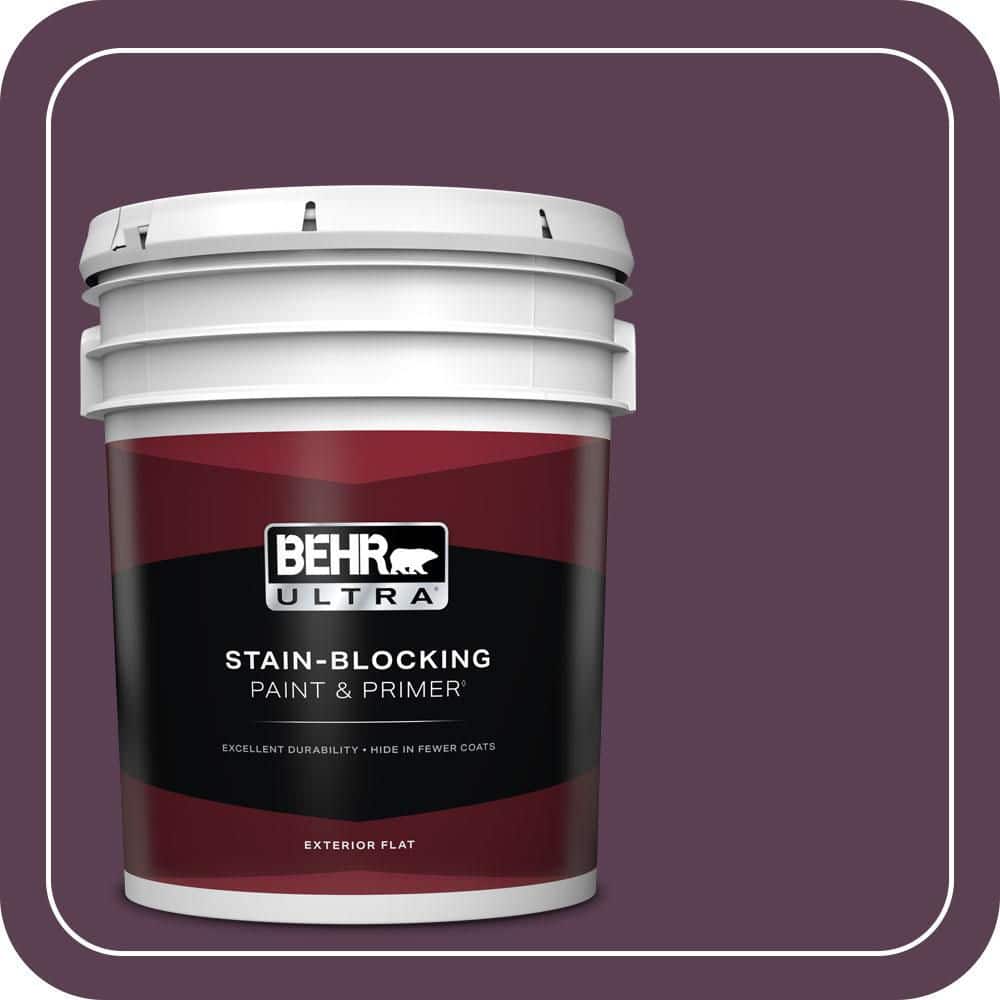 BEHR ULTRA 5 gal. #PPU17-03 Vixen Flat Exterior Paint & Primer