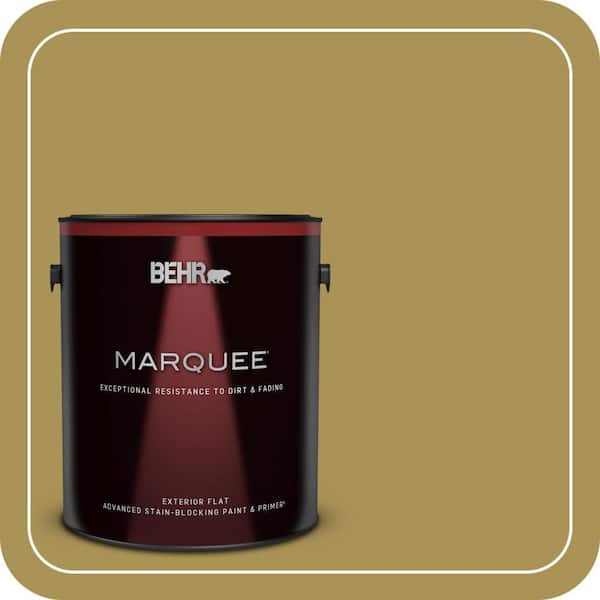 BEHR PREMIUM PLUS #M310-6 Bitter Lemon Flat Low Odor & Primer (2)