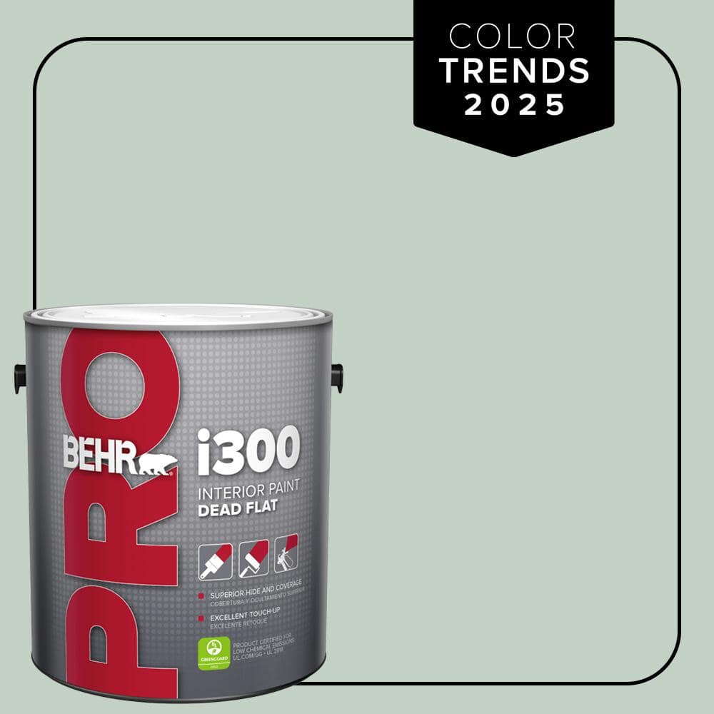 BEHR PRO 1 gal. #PPU11-13 Frosted Jade Dead Flat Interior Paint