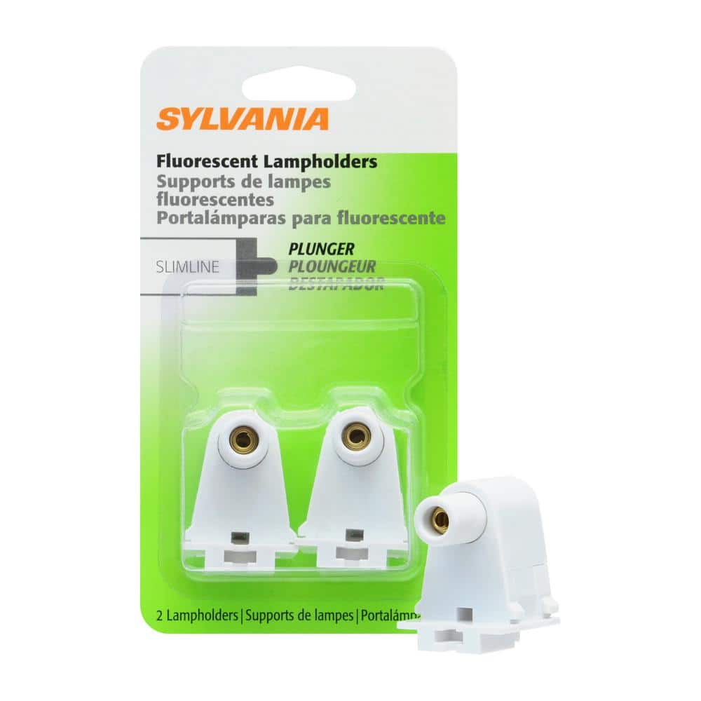 Sylvania Fluorescent Lamp Holders (2-Pack) (4)