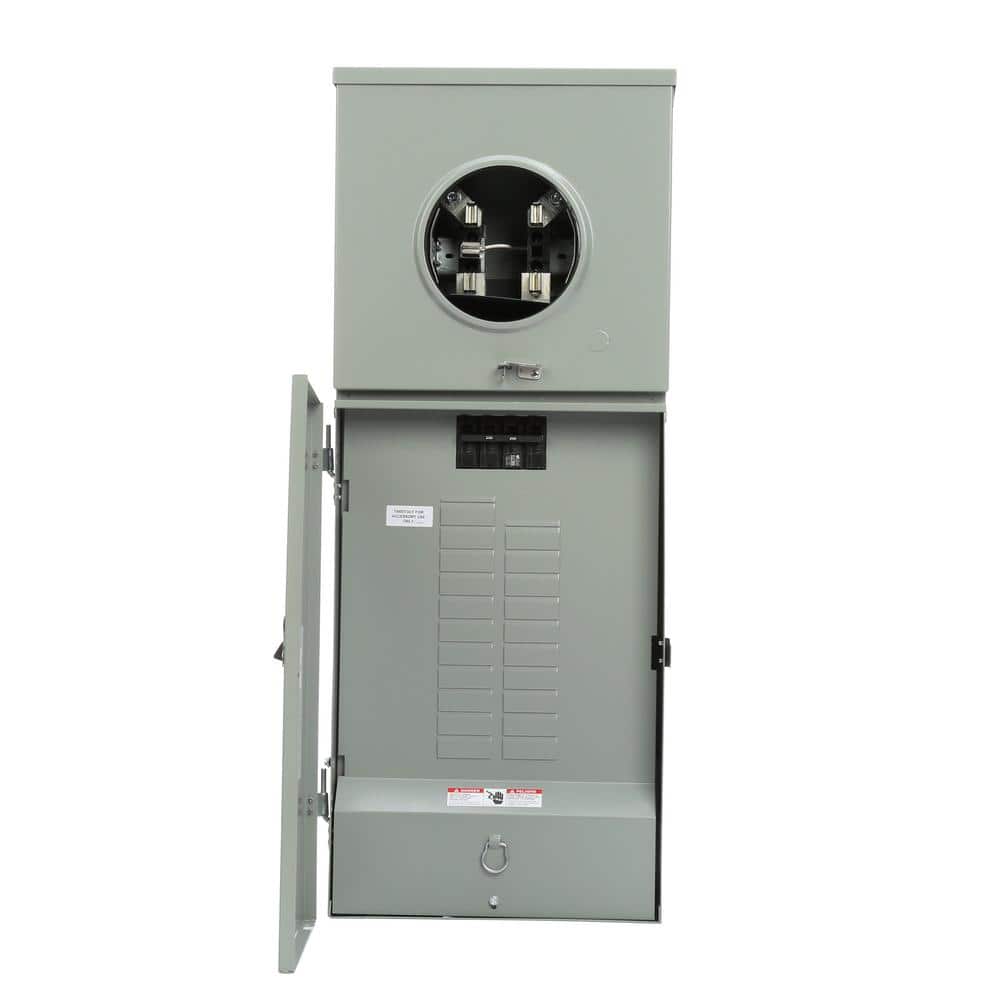 Siemens 200 Amp 20-Space 40-Circuit OH/UG Ringless Meter Combo with Horn Bypass