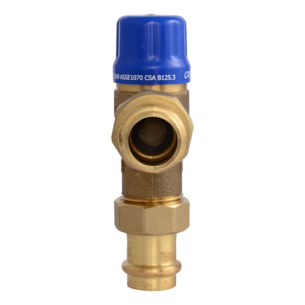 Cash Acme 3/4-in Copper Press HG110D Thermostatic Mixing Valve (2)