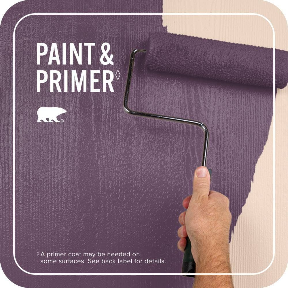 BEHR PREMIUM PLUS 1 gal. #680D-7 Bunchberry Flat Exterior Paint & Primer (3)