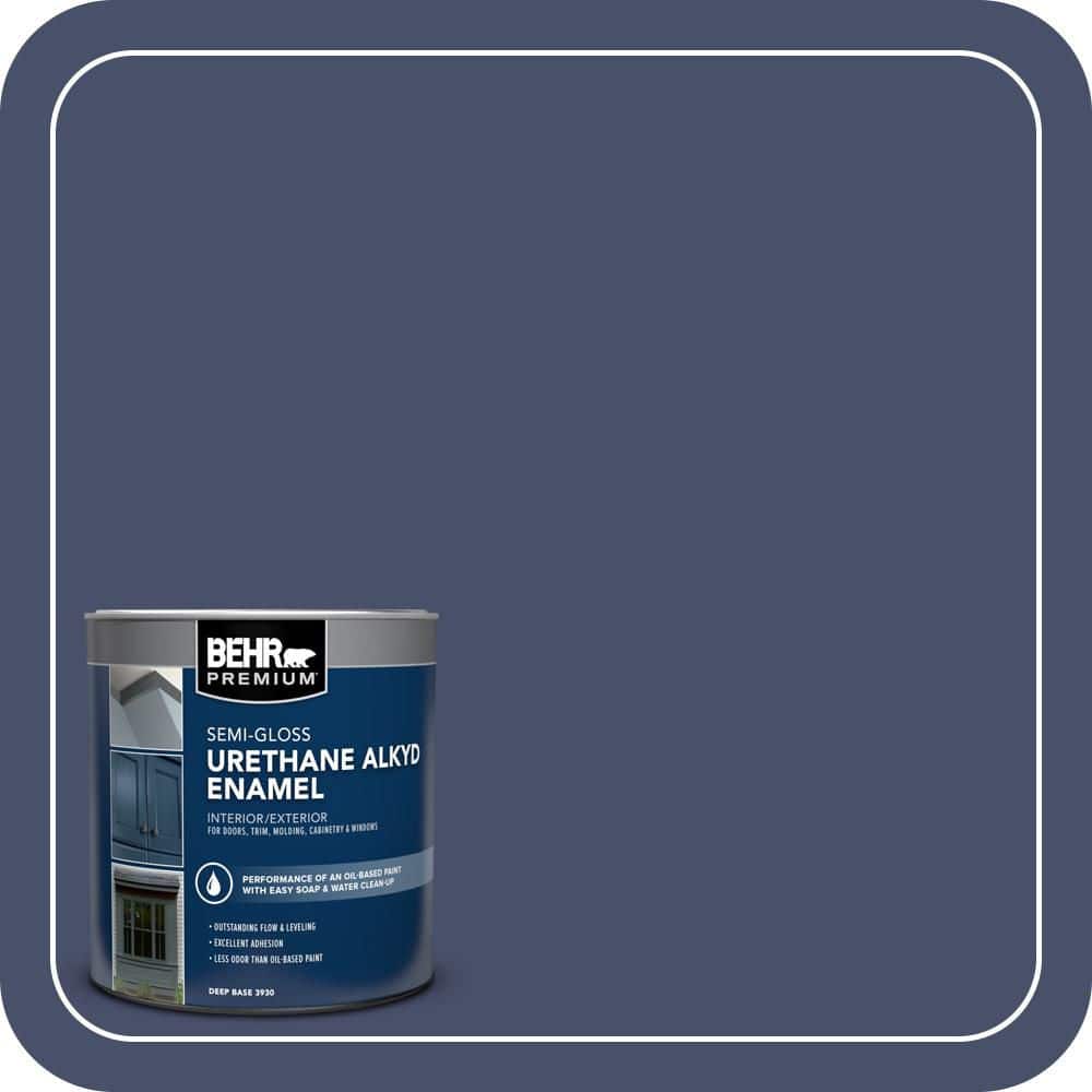 BEHR PREMIUM 1 qt. #PPU15-18 Vintage Velvet Semi-Gloss Enamel Urethane Alkyd Interior/Exterior Paint (1)