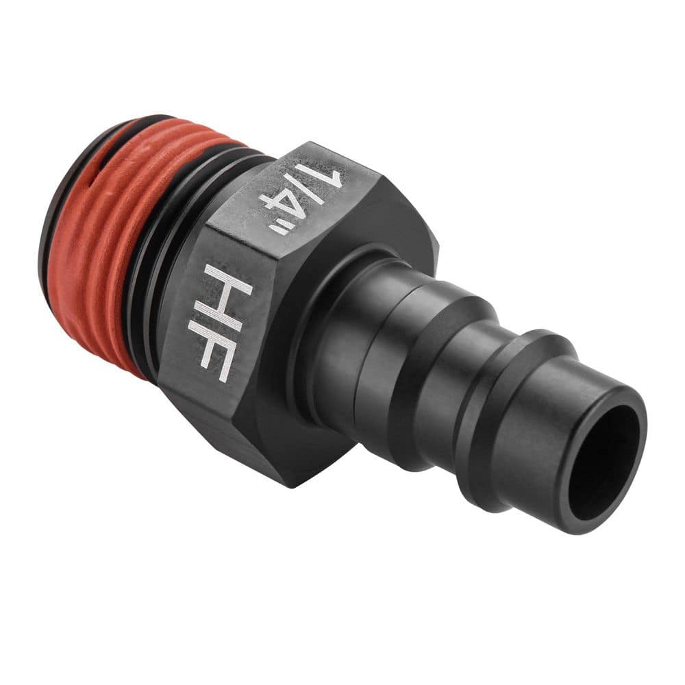 DEWALT 3/8 in. NPT 1/4 in. Flow Male High Flow Plug (2-Piece) (2)
