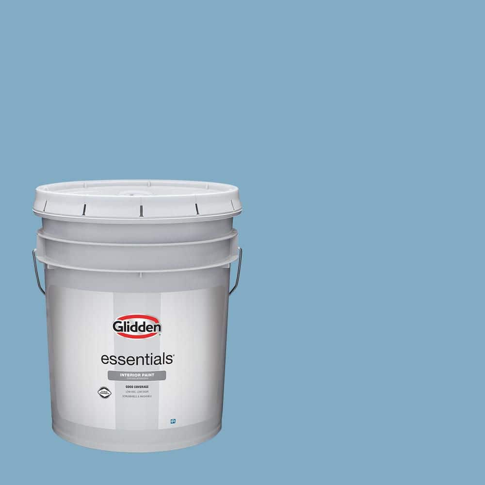 Glidden Essentials 5 gal. #PPG1157-4 Arabella Semi-Gloss Interior Paint
