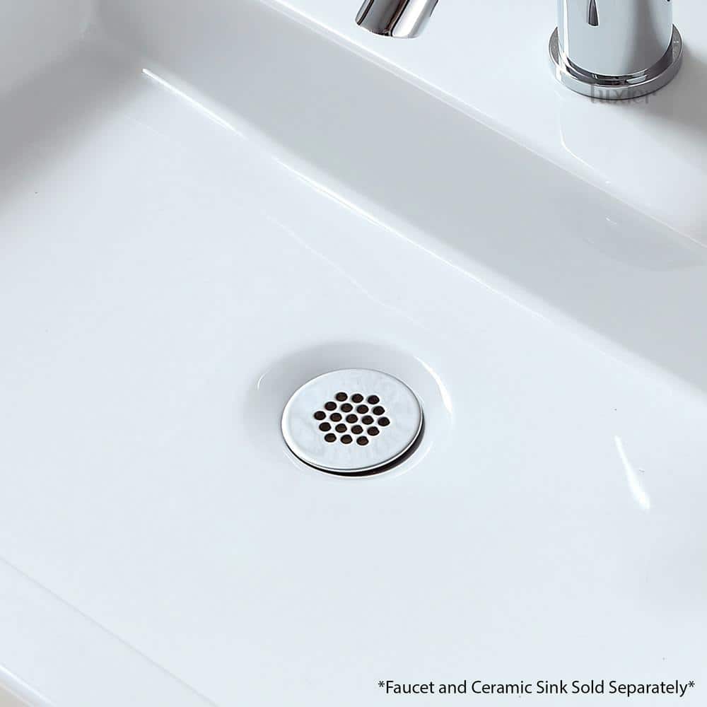 LUXIER 1-1/2 in. Brass Bathroom and Vessel Sink Grid Drain Strainer with No Overflow (2)