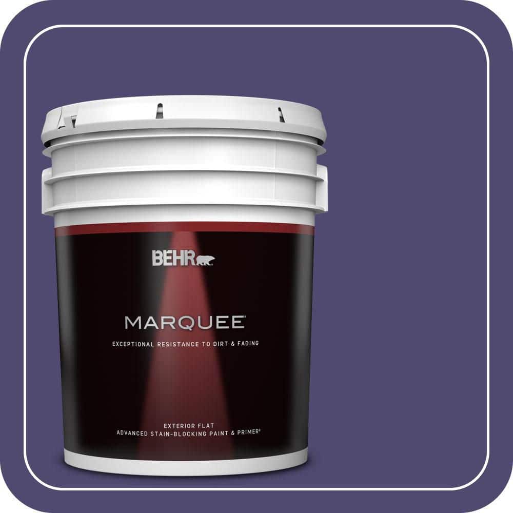 BEHR MARQUEE 5 gal. #T11-12 Harajuku Girl Flat Exterior Paint & Primer