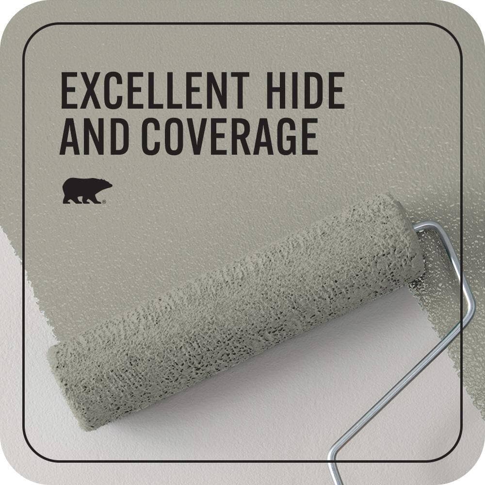 BEHR PREMIUM PLUS #N370-4A Historical Gray Flat EcoMix Plant-Based & Primer (2)