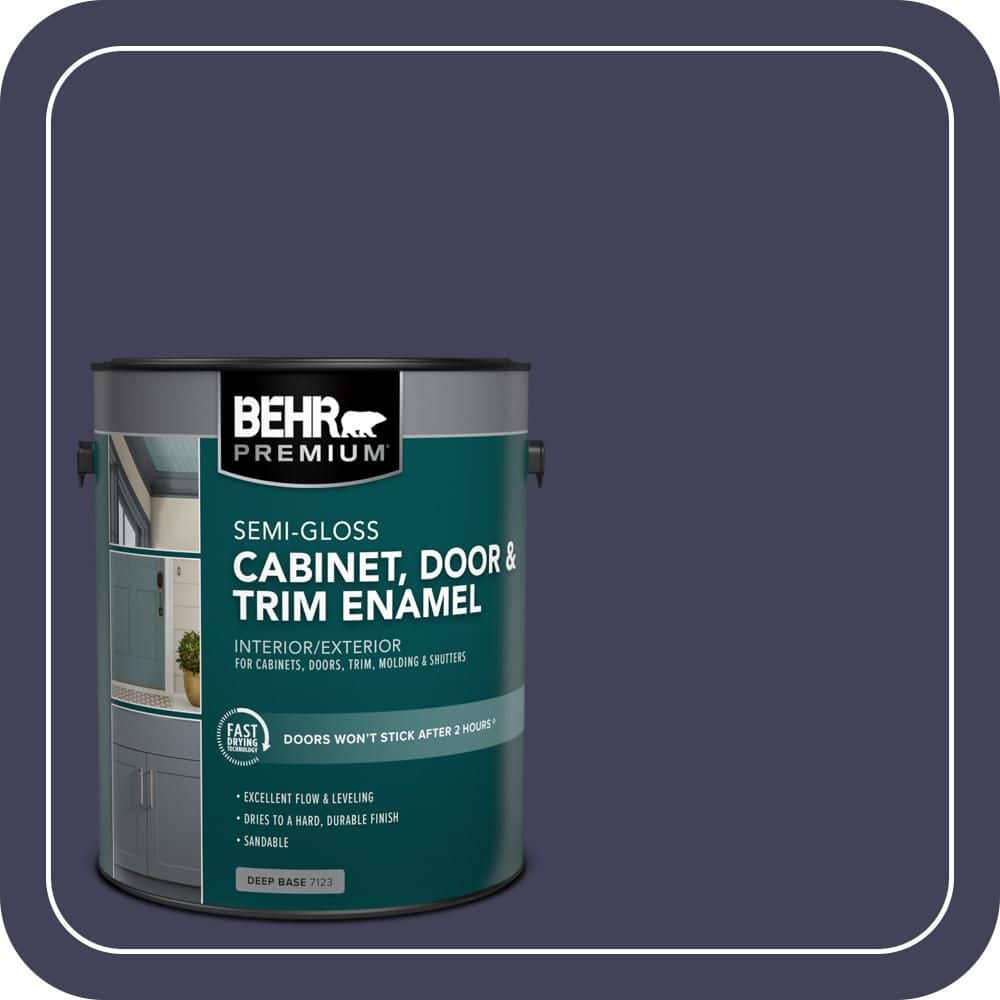 BEHR PREMIUM 1 gal. #PPU16-20 Renaissance Semi-Gloss Enamel Interior/Exterior Cabinet, Door & Trim Paint