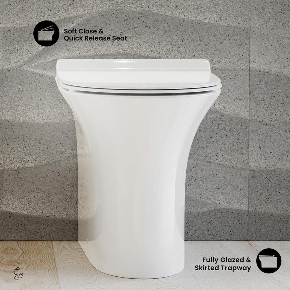 Swiss Madison Cascade Elongated Toilet Bowl Only in. Glossy White (3)